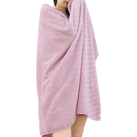 Drap de bain pour salle de bain, douche, piscine, chambre étudiante, doux et absorbant, 70 x 140 cm