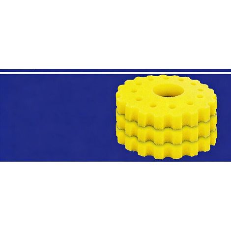 CPF/CPA-1500 Teichfilterschwämme – Effizienter PFC-Filterschaum, leicht zu reinigende und austauschbare biologische Filterschwämme, 190 x 50 mm