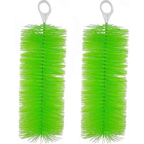 Lot de 2 Brosses de Nettoyage pour Bassin à Koïs, 30,5 x 12,9 cm, Vertes (1/4)