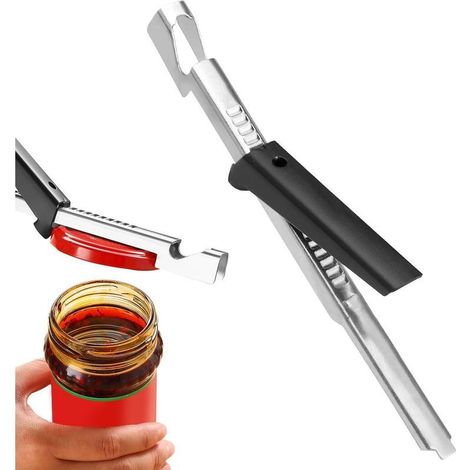 Effortless Ouvre boîte manuel pour arthrite et arthrite, décapsuleur antidérapant pour personnes âgées, ouvre couvercle multifonction pour personnes âgées, mains faibles (1/5)