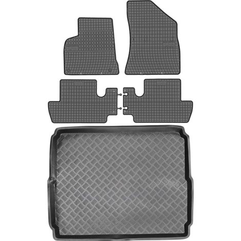 Juego de alfombrillas de goma para coche y alfombrilla para maletero para Peugeot 3008 I Crossover (2009-2016). (1/5)