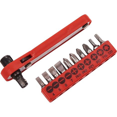 Amtech L1560 Cacciavite a Cricchetto Offset, Multicolore (1/3)