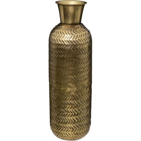 Vase Design en Métal "Midnight Garden" 45cm Or