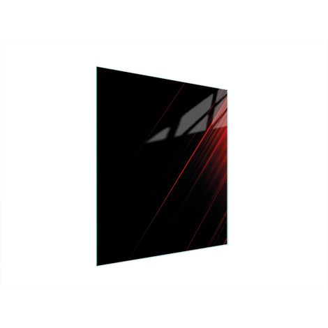 Glasschneidebrett 45x52 Schwarz (1/5)
