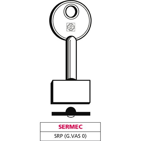 Silca CHIAVE A DOPPIA MAPPA SRP (G. VAS 0) SERMEC 5.00 pz