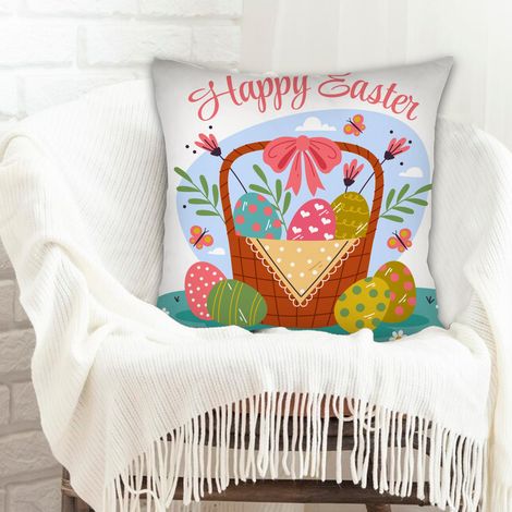 Housse de coussin de salon doux et respirant pour canapé lit chaise décoratif de ferme la saint-valentin (1/5)