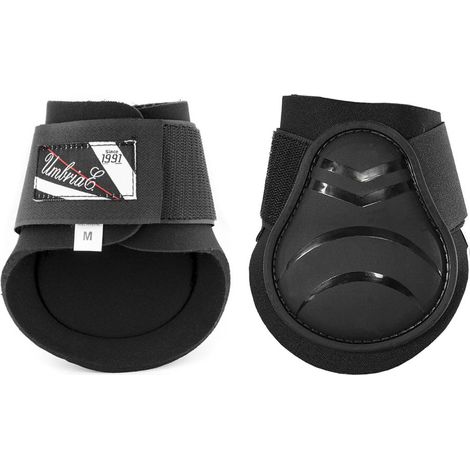 Full, Nero: Coppia di paranocche in neoprene con rinforzo in plastica e chiusura in tessuto a strappo