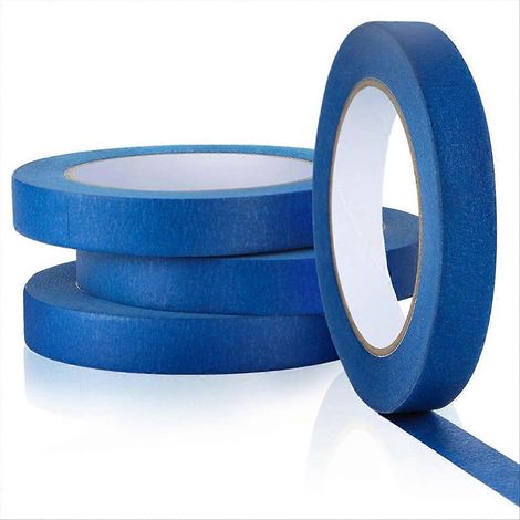 Ruban de masquage bleu pour peintres, en vrac, ruban bleu (1/5)
