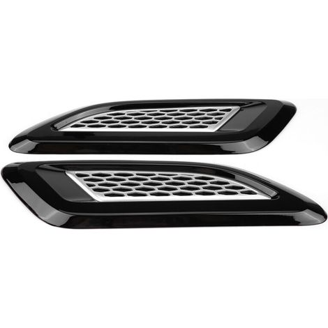 Range Rover Sport Hood Cover, Air Vent Tarnish Wing, Premium Car Decorative Accessory made of high-quality ABS plastic (Two-tone) (1/5)