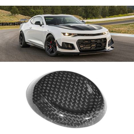 Autocollant en fibre de carbone pour pommeau de vitesse de voiture, compatible avec Chevrolet Camaro 2016-2019 (1/5)