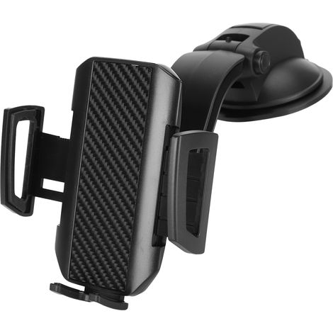 Support de Téléphone Voiture 360° Rotation Universel Support GPS Réglable Fixation Adhésive (1/5)