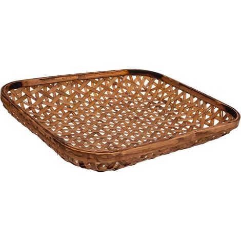 Bandeja de bambú marrón 54x33x7,5 (1/5)