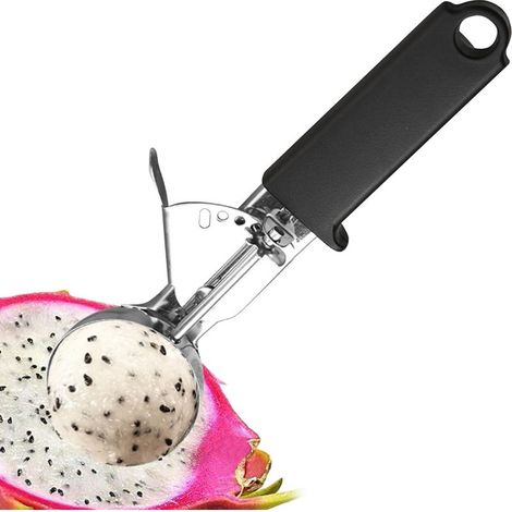 Eiskugelportionierer und Kekslöffel aus Edelstahl (1/5)