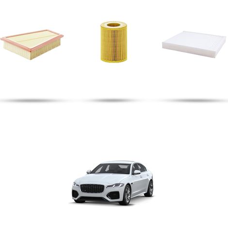 Kit tagliando 3 filtri compatibile con Jaguar XF (x260) 3.0 d 221kw dal 2015 (1/5)