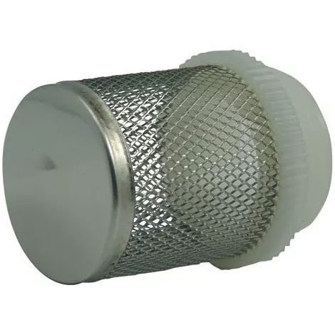 Colador de acero inoxidable - Prefiltro roscado de 1/2 pulgada