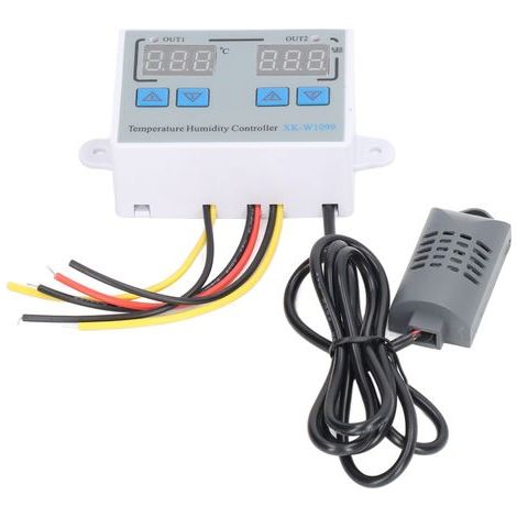 Contrleur d'humidité de la température numérique Commutateur de thermostat électronique intelligent 12V 220W (1/5)