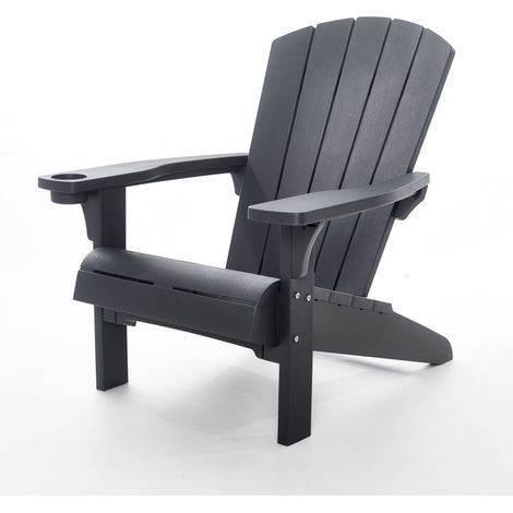 Keter Alpine Adirondack Chair Set - Set of 2 in Grey