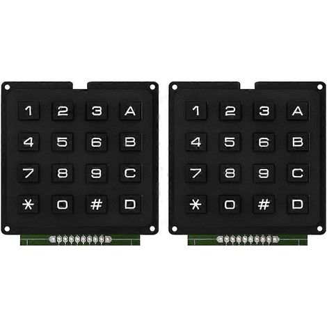 4x4-Matrizen, 16-Tasten-Tastenmatrizen, elektrische Tastaturmodule-2-
