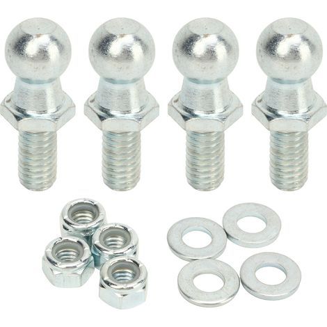 Akozon Goujons à Bille de 13mm, Matériel à Billes, Support de Jambe de Force de Levage à Gaz de Longue Durée pour Véhicules. (1/5)