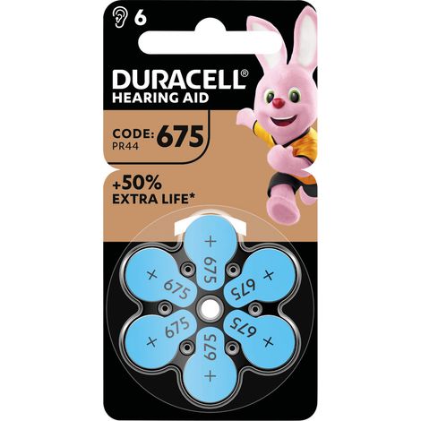 Duracell Hörgerätebatterie ZA675 1.45 V 1 St. 630 mAh Zink-Luft