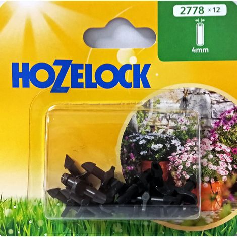 CONNETTORE DRITTO PER TUBO DA 4 MM HOZELOCK IRRIGAZIONE GIARDINO GIARDINAGGIO ESTERNO
