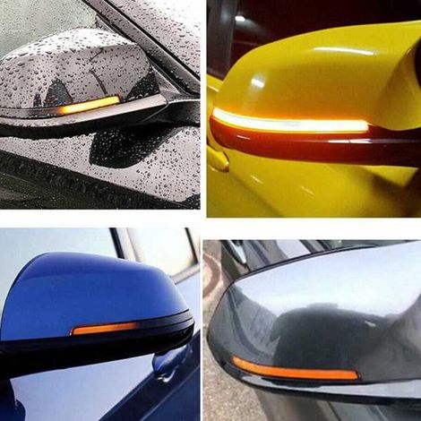 Dynamische LED-Blinker für den Rückspiegel, wasserdicht und langlebig, kompatibel mit BMW 2er, 3er und 4er. (1/5)