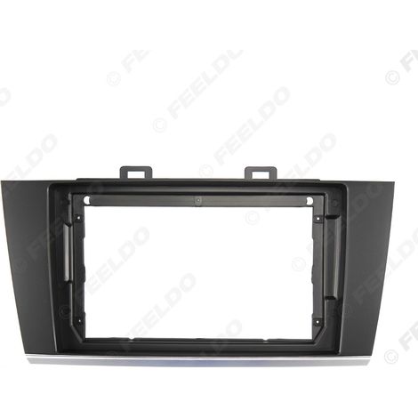 Compatible avec les Subaru Legacy/Outback 2015-2018 (cadre de panneau avant modifié), cadre de panneau de haut-parleur de navigation Android grand écran, 9 pouces