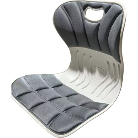 Coussin lombaire anti-affaissement postural pour chaise de bureau, pétale, soutien bassin et dos, mousse à mémoire haute résilience, correction assise, longue durée, léger et portable. (1/4)
