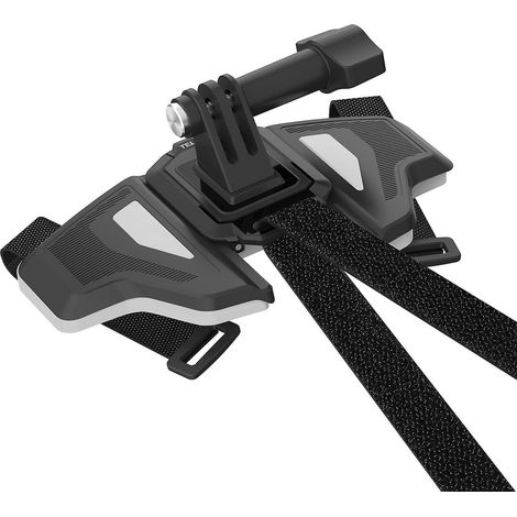 Support de menton casque moto TELESIN GP-HBM-MT2-YH, support casque pliable angle réglable, monture améliorée pour casque (1/5)