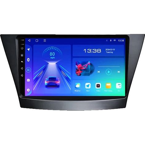 CarPlay, conectividad sin interrupciones, soporte de audio mejorado, compatible con Toyota Prius Plus V Alpha 2012-2017 (inalámbrico), A3 1G 64G (1/2)