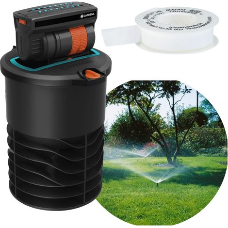 Arroseur escamotable Gardena OS 140/8220 + ruban d'étanchéité PTFE