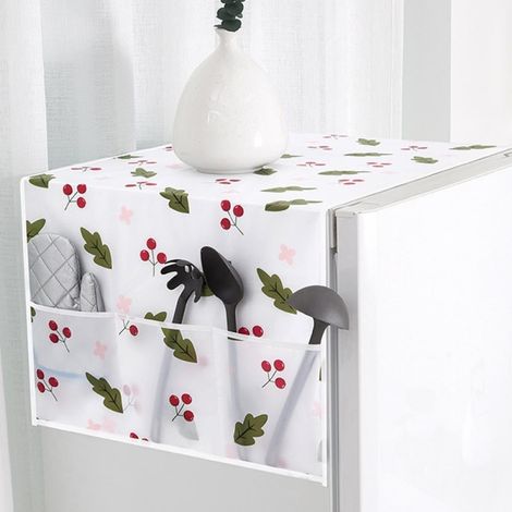 Housse Anti-Poussiere - Pour Refrigerateur Et Machine A Laver - 130 X 54 Cm - En PEVA - 1 Unite (1/5)
