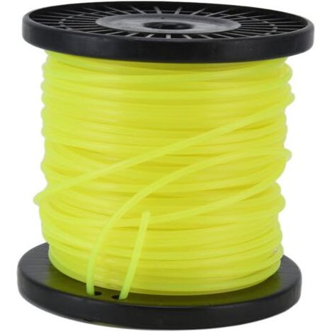 Pair Fils de Débroussailleuse Ronde 3,0 mm pour Tronçonneuse, Bobine Jaune 70 m (1/5)