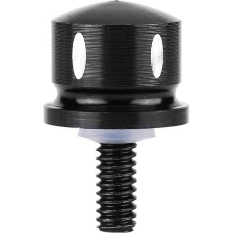 Boulon de Fixation du Siège de Moto en Aluminium Boulon de Selle Arrière Vis de Fixation de Motocyclette en Noir + Argentaccessoires (1/4)