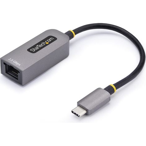 StarTech.com Adattatore Ethernet USB C, Convertitore di Rete/NIC NBASE-T 2.5/1GbE da USB Type-C 3.0 a RJ45. Compatibile Thunderbolt, Windows e Mac (1/5)