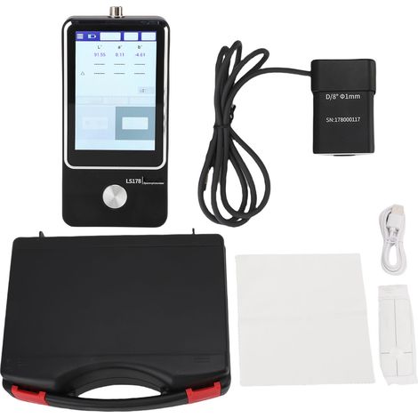 Compteur de couleur de peinture numérique, Source de lumière LED à spectre complet, écran tactile de 3.5 pouces, ouverture de mesure de 1mm, lecteur Portable (1/5)