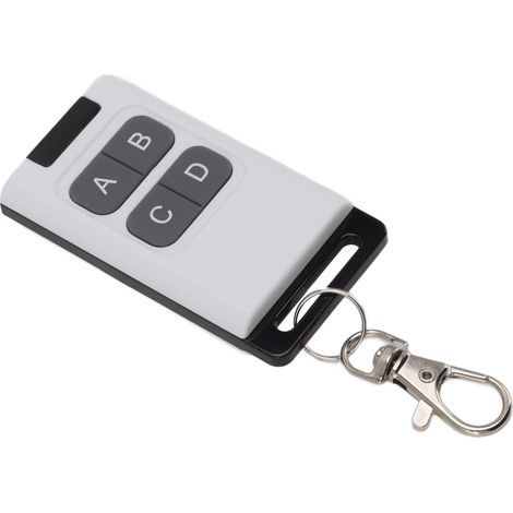 Télécommande universelle 433 MHz avec clonage et 4 touches pour porte de garage électrique. (1/5)
