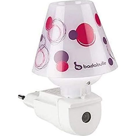 Badabulle B015005 Luce notte da parete, Viola