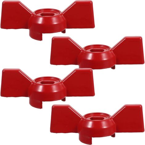 Poignée de Vanne à Bille Levier Plat 8x6mm Kit 4 (1/5)
