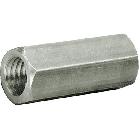 cf 4 pz manicotto manicotti esagonale acciaio zincato M8x40 mm giunzione barra (1/2)