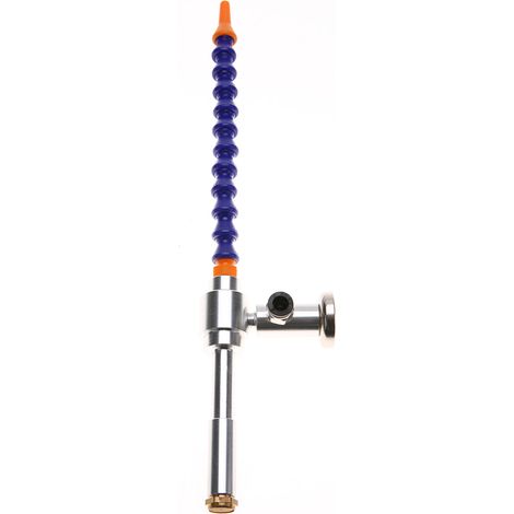 Pistolet à air froid Vortex 130mm avec tube flexible et socle magnétique, machine de refroidissement à flux d'air sec, équipement de soufflage froid pour atelier (1/5)