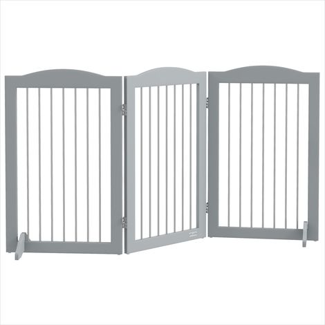 Chatière Barrière de sécurité pliable pour chien 3 panneaux (1/5)