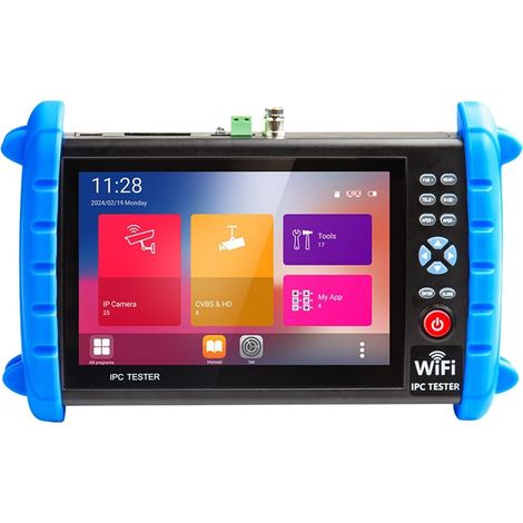 Testeur de vidéosurveillance de caméra IP AHD, Mini Moniteur 4K VGA IPC, testeur PoE Portable, Test de câble de caméra CFTV IPC722, NF-722 (1/5)