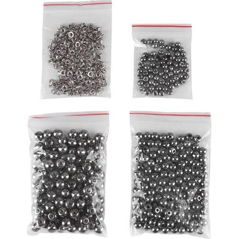 250 pièces Boutons Rivets Noirs 6mm 8mm 10mm pour Sacs Jeans Décoration Cuir