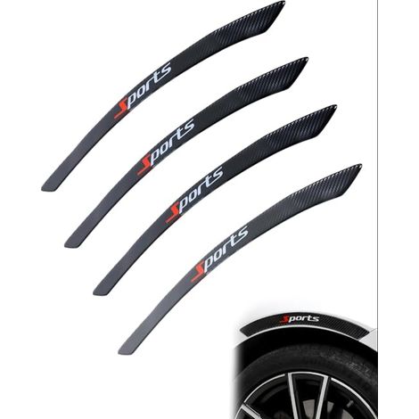 Protection Aile Voiture,Autocollants pour Garde-Boue de Voiture, Autocollant Décoratif Garde-Boue Bandes Protection,Convient à SUV,Berlines,Voitures,Monospaces,Camions (1/5)