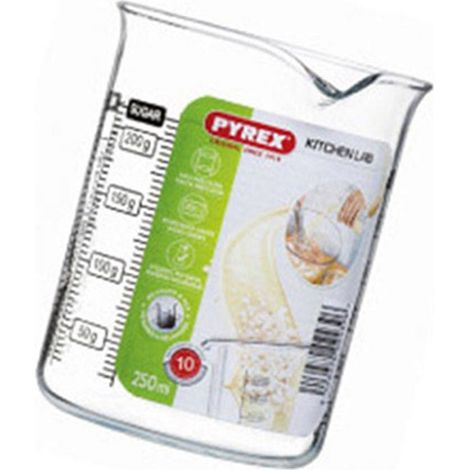 Misuratore 8X8X10Cm Pyrex 250 Ml Labbk25