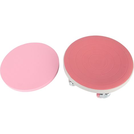 Lot abdominal 6 roues silencieux rouleau abdominaux entraînement musculaire plaque rose