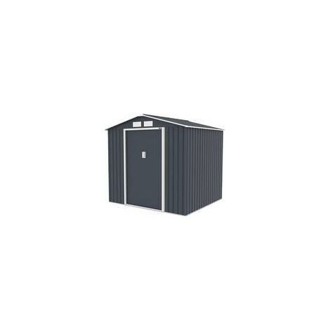 C CASETTA BOX ATTREZZI LAMIERA 213X195X195CM GRIGIO