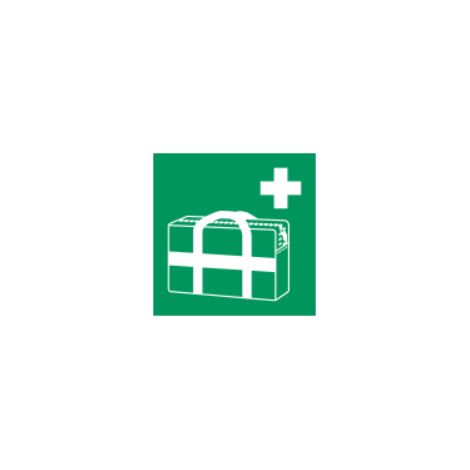 Pannello adesivo ISO 7010 "Borsa medica di emergenza" - E027