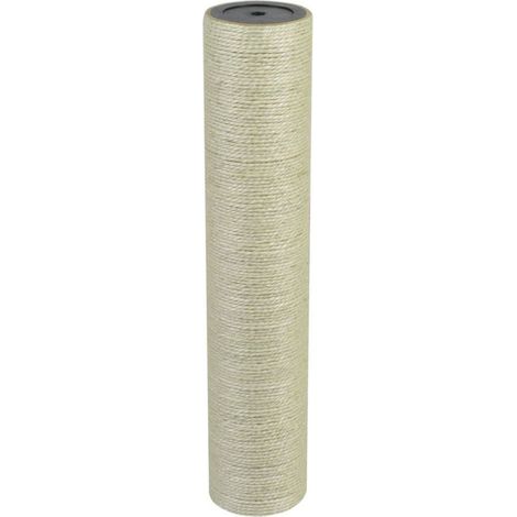 vidaXL Cat Scratching Post 8x40 cm 8 mm Beige